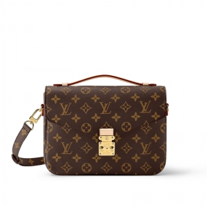 M44875 LV Pochette Metis 手袋 新版Monogram 涂層老花郵差包